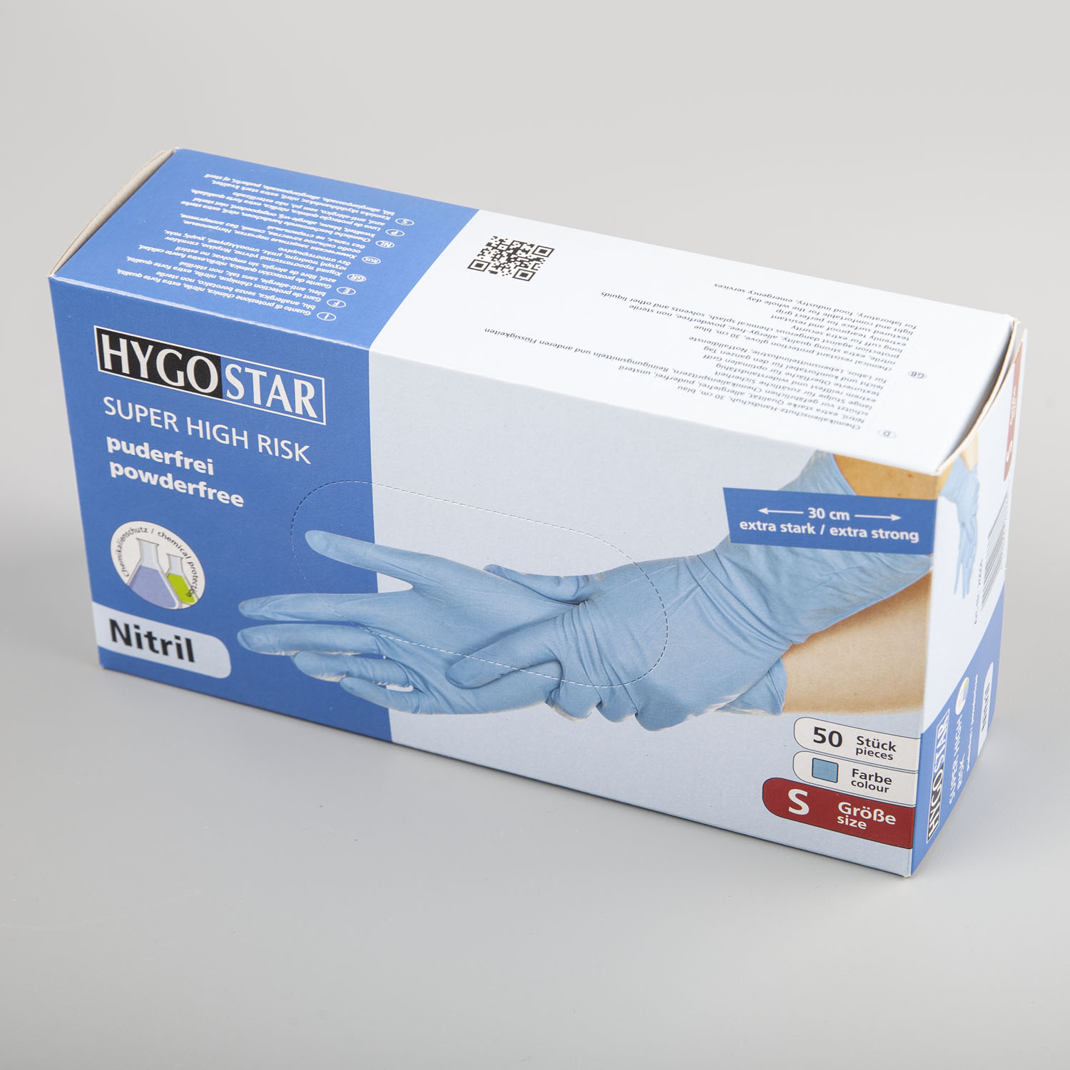 Handschuhe NITRIL High-Risk  50 Stk.